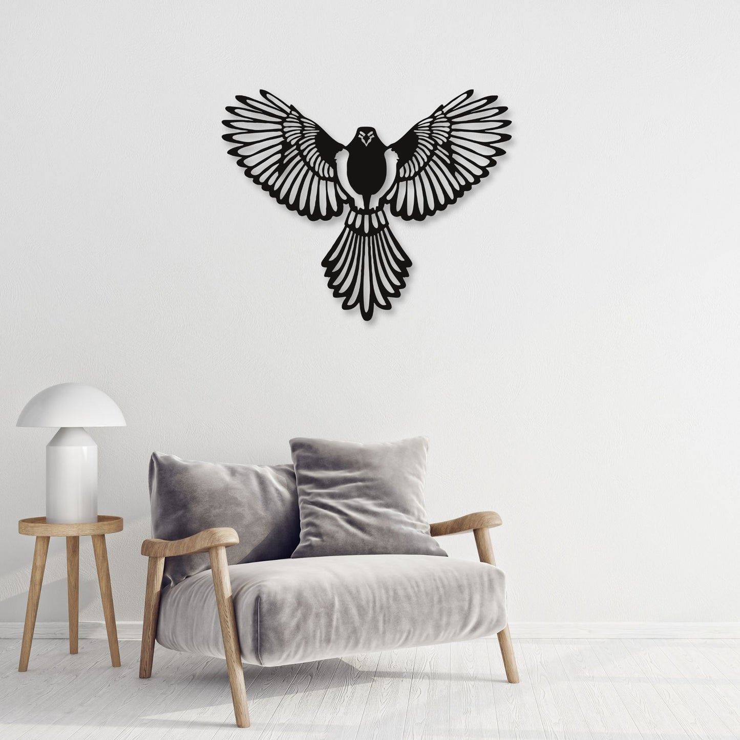 Falcon Abstract Metal Wall Art