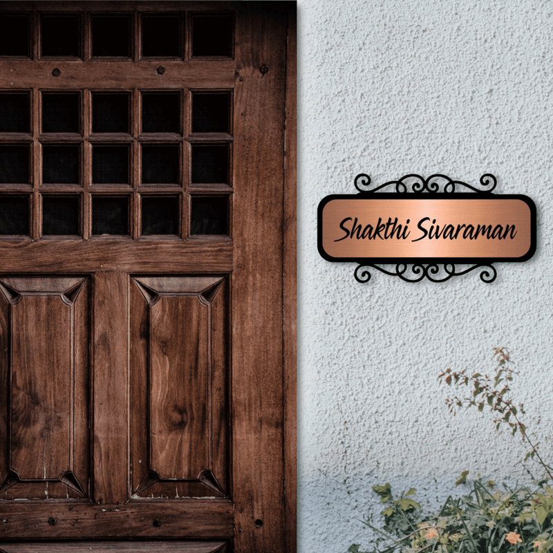 Classic Engraved Designer Nameplate