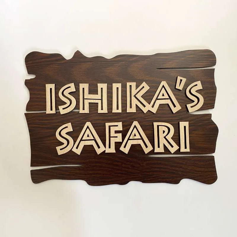 Wooden Wall Sign for kids Bedroom