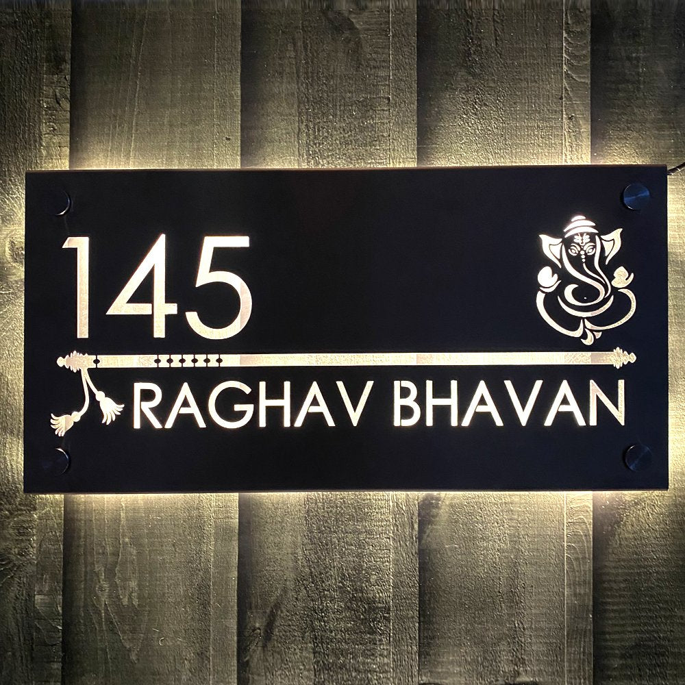 Stainless Steel LED Name Plate