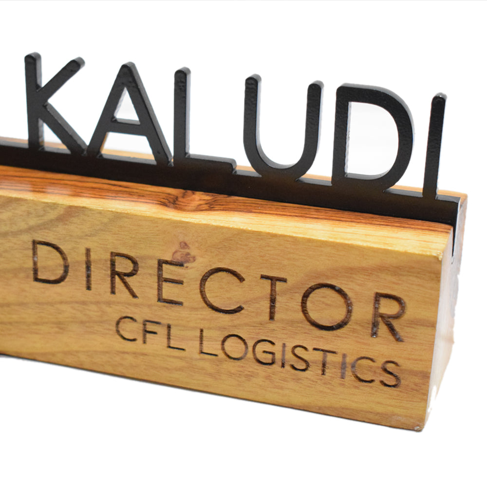 Desk Name Plate