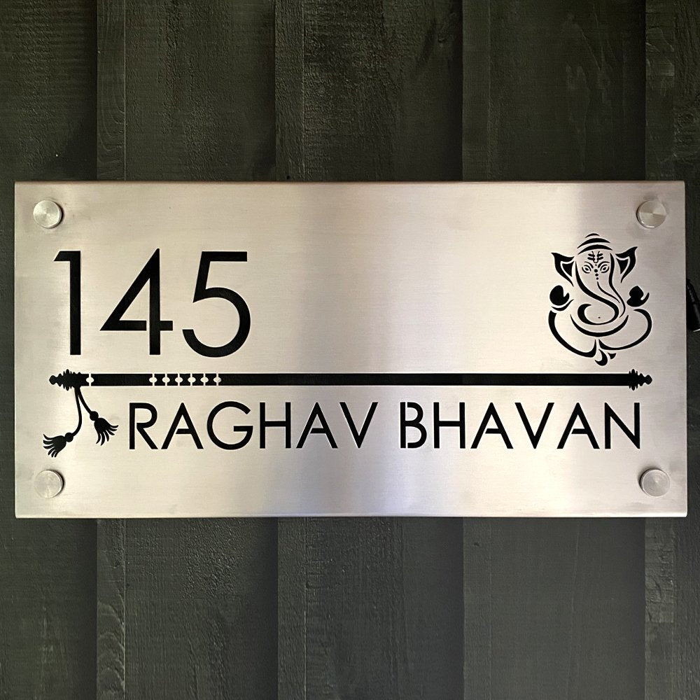 Stainless Steel LED Name Plate
