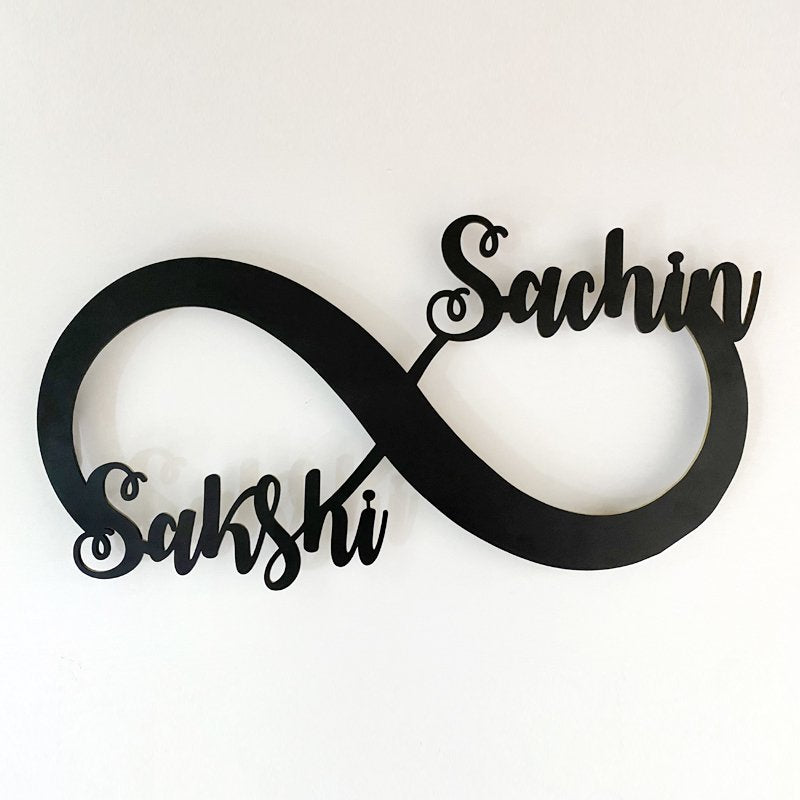 MS LED Infinity Name Plate