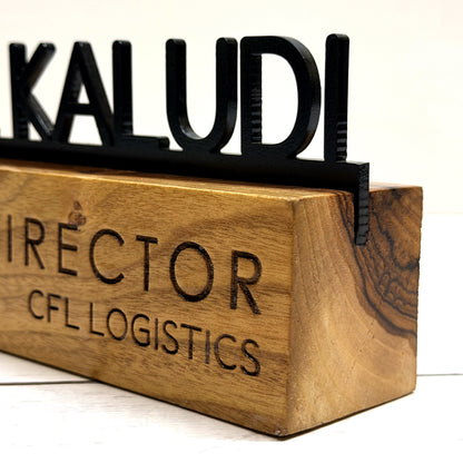 Desk Name Plate