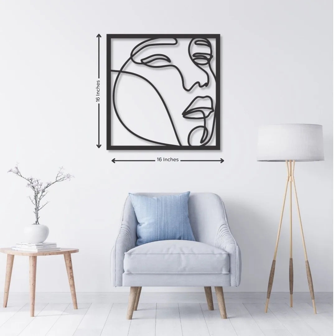 Beautiful Women Metal Wall Art