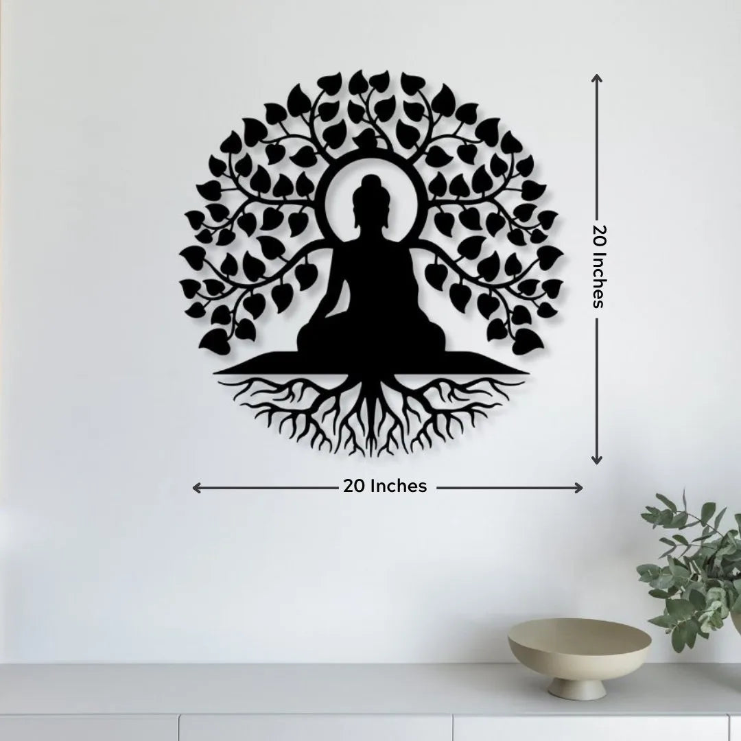 Gautam Budhha Metal Wall Art