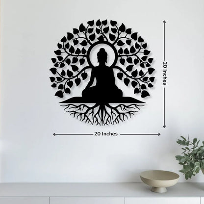 Gautam Budhha Metal Wall Art