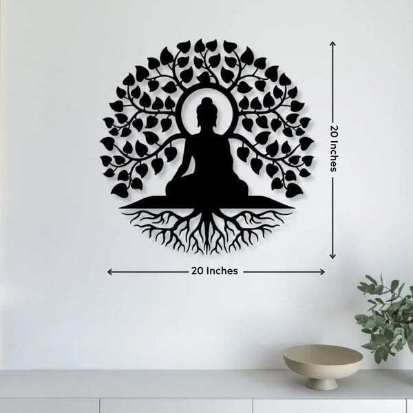 Gautam Budhha Metal Wall Art