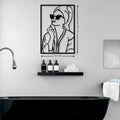 Bold & Fierce Women Metal Wall Art