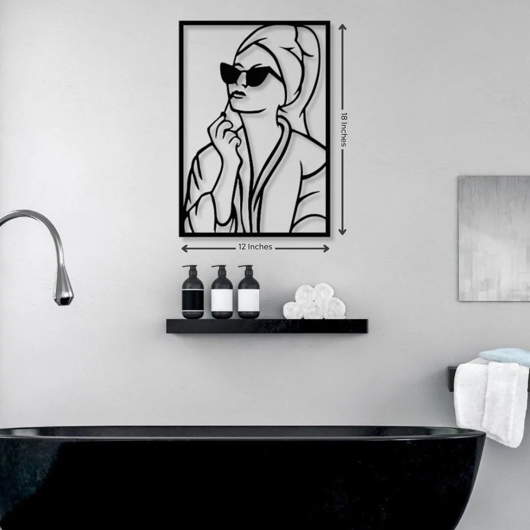 Bold & Fierce Women Metal Wall Art