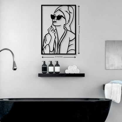 Bold & Fierce Women Metal Wall Art