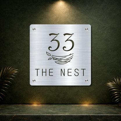 2mm SS Cutout Name Plate