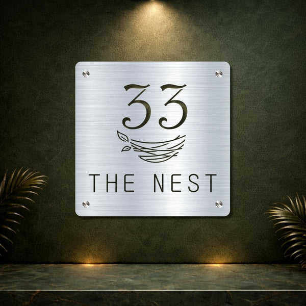 2mm SS Cutout Name Plate