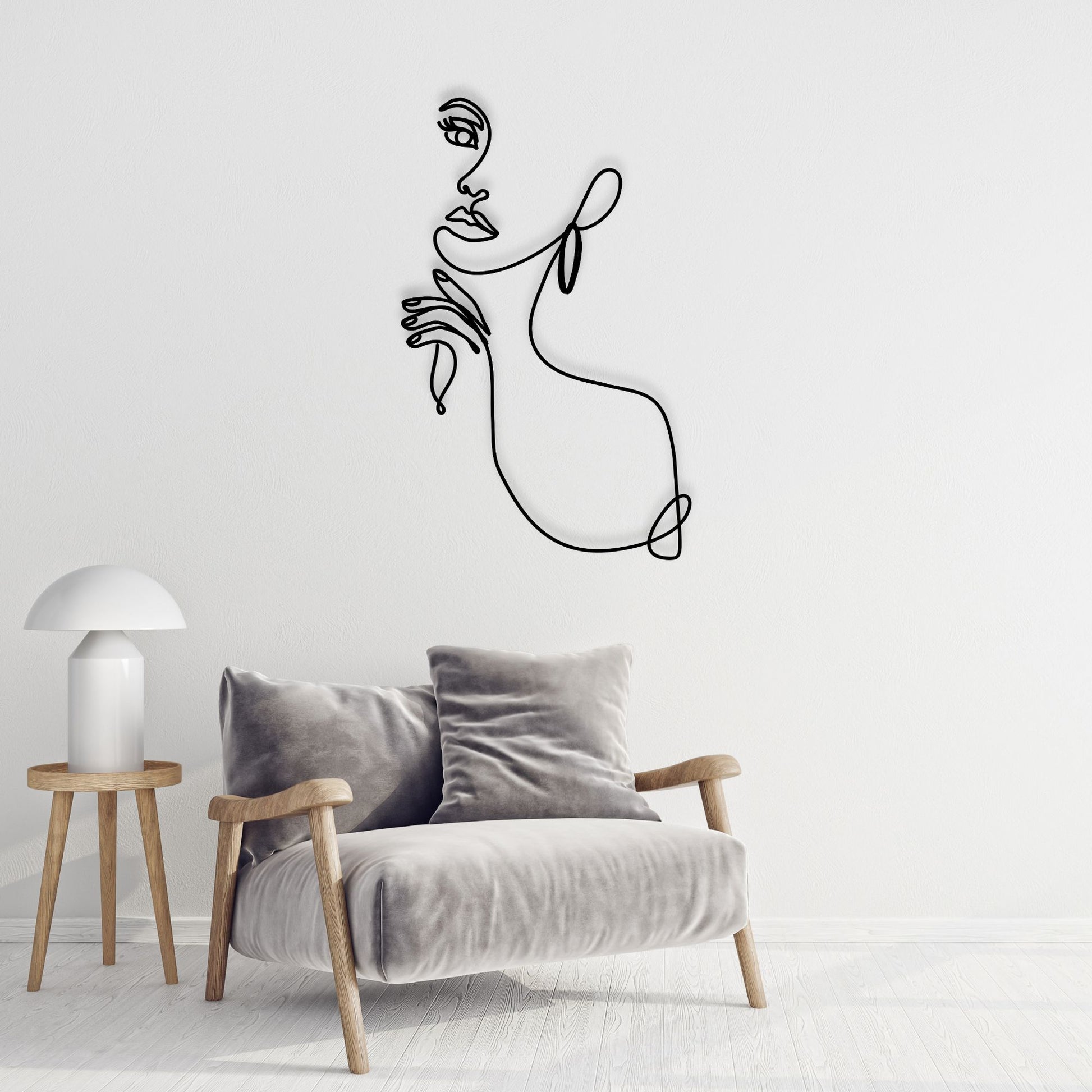 Abstract Women Metal Wall Art