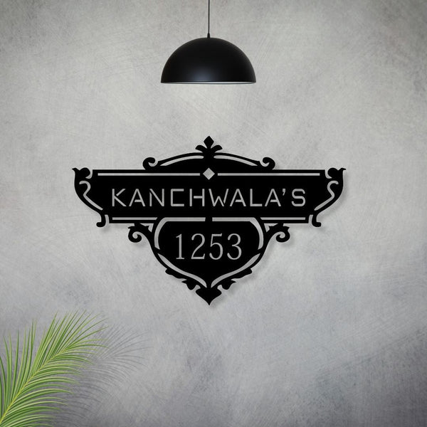 Retro Maharaja MS Lasercut Name Plate
