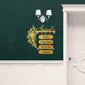 Personalised Morpankh Family MS Name Plate