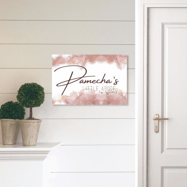 Digitally Resin Printed Name Plate