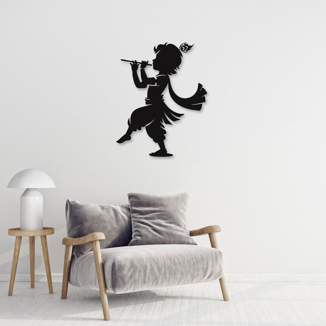 Bal Krishna Metal Wall Art