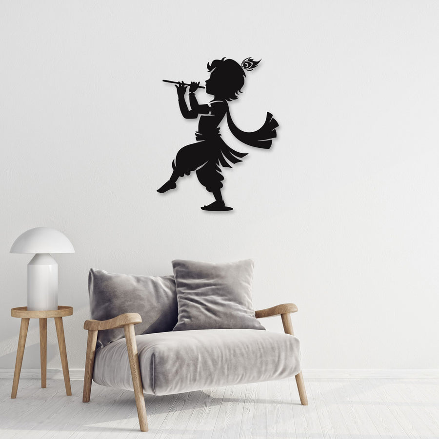 Bal Krishna Metal Wall Art