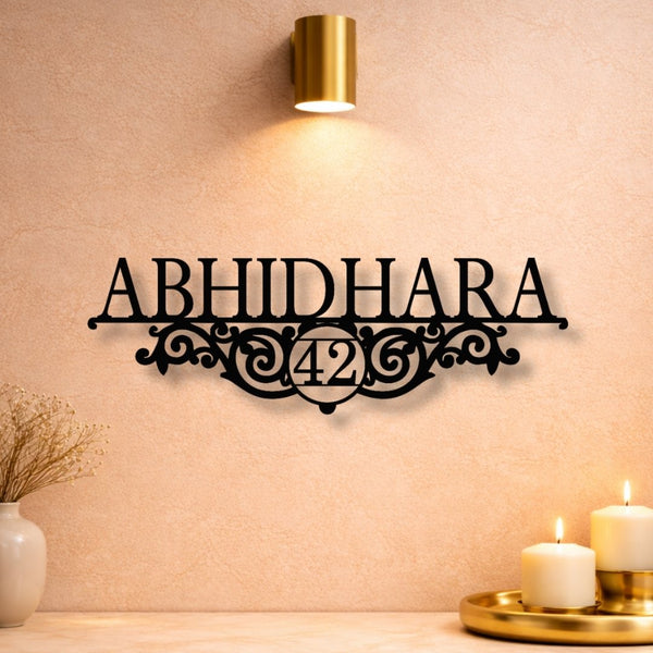 Alluring & Elegant Designer MS Name Plate