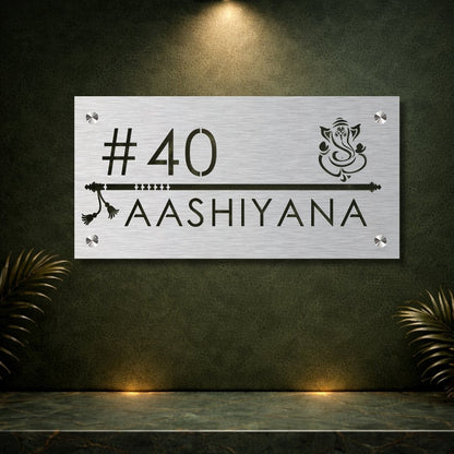Stainless Steel LED Name Plate