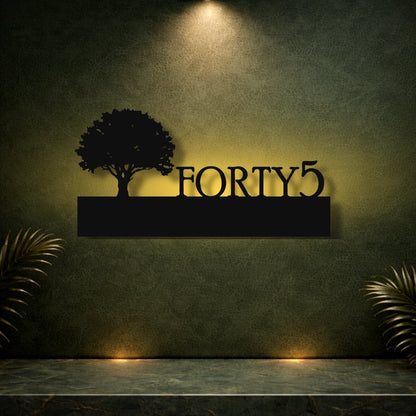 Shadow Box LED Name Plate