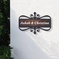Stylish & Durable Black Textured MS Name Plate