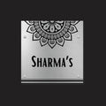 Stainless Steel Mandala Name Plate