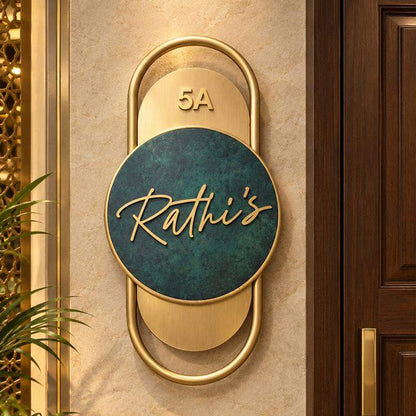 Royale Halo - Premium Stainless Steel Name Plate