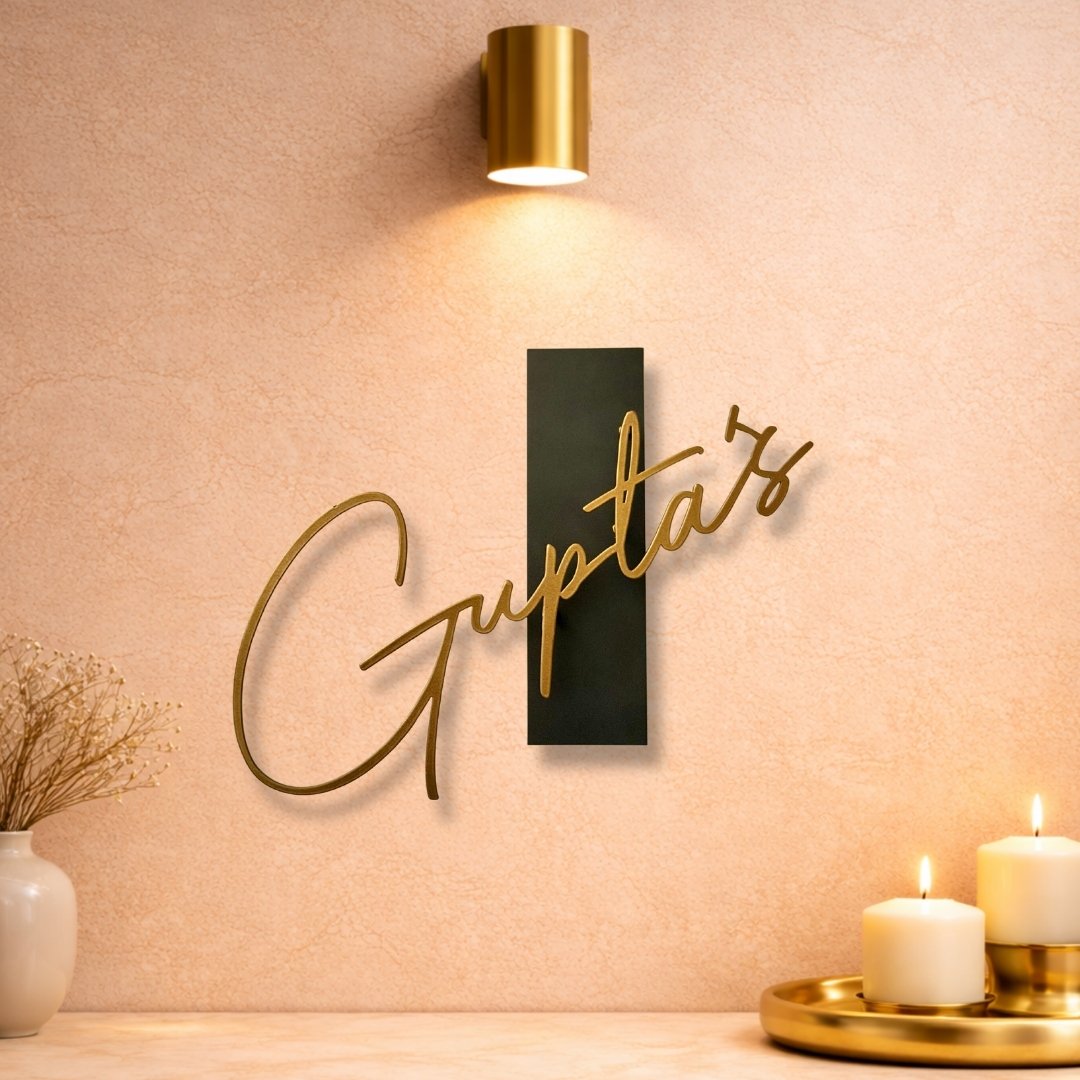 Mild Steel Floating Name Plate