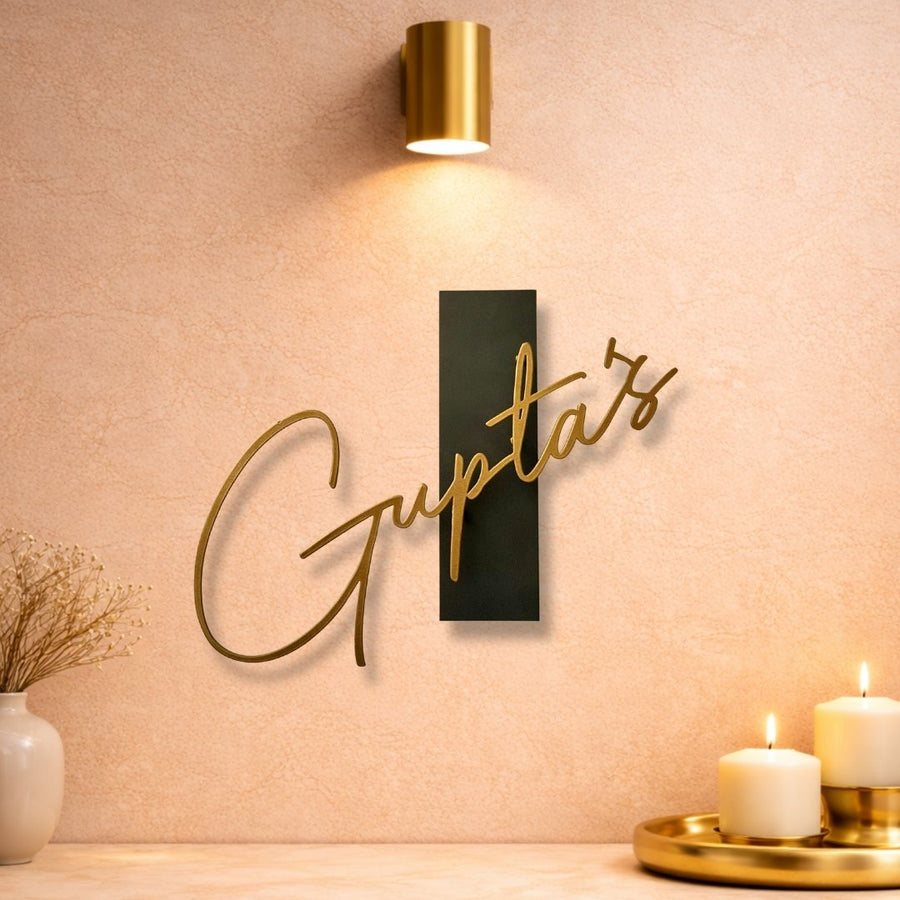 Metal Name Plate