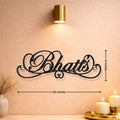 Elegant Black Mild Steel Name Plate - Home Name Plate Design - Mild Steel
