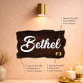 Wooden Name Plate - Home Name Plate Design