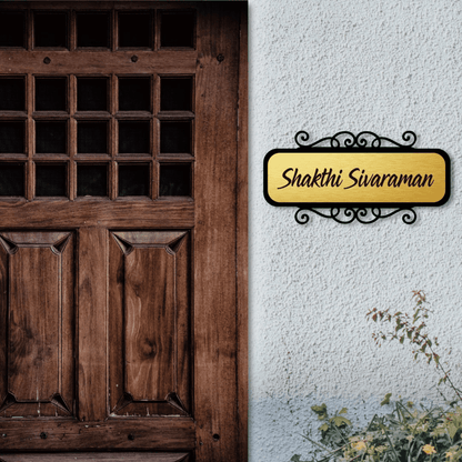 Classic Engraved Designer Nameplate
