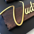 Artistic Brass Letters Name Plate