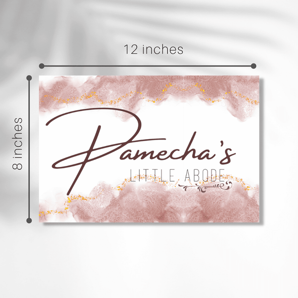 Digitally Resin Printed Name Plate