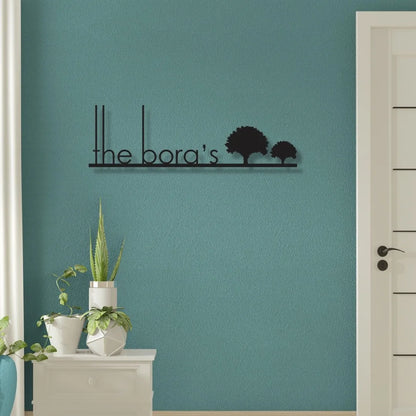 Voguish Black Matte MS Name Plate