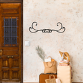 Elegant Black Mild Steel Name Plate - Home Name Plate Design - Stainless Steel