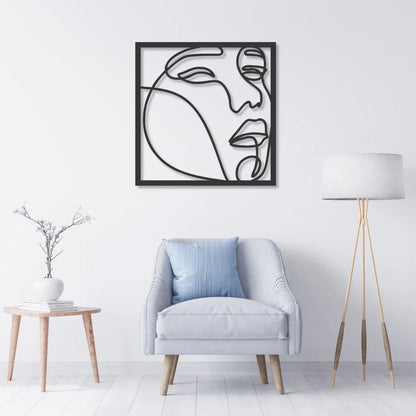 Beautiful Women Metal Wall Art