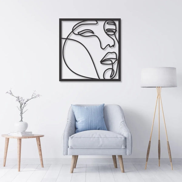 Beautiful Women Metal Wall Art
