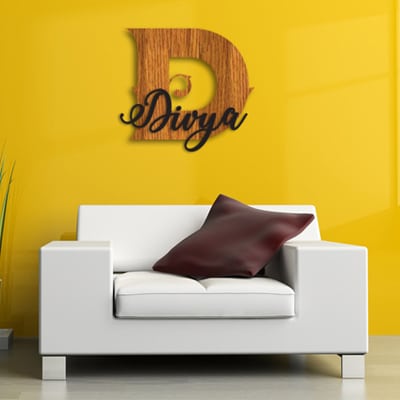 Name Letter Wall Art - Customized Gifts Online