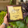 Virasat - Royal Heritage Gold Metal name plate