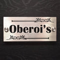 Stainless Steel 304 Lasercut Name Plate - Customized Nameplates for Home Online