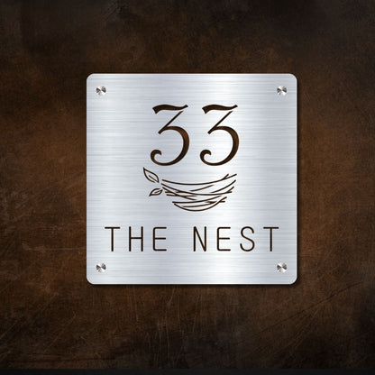 2mm SS Cutout Name Plate