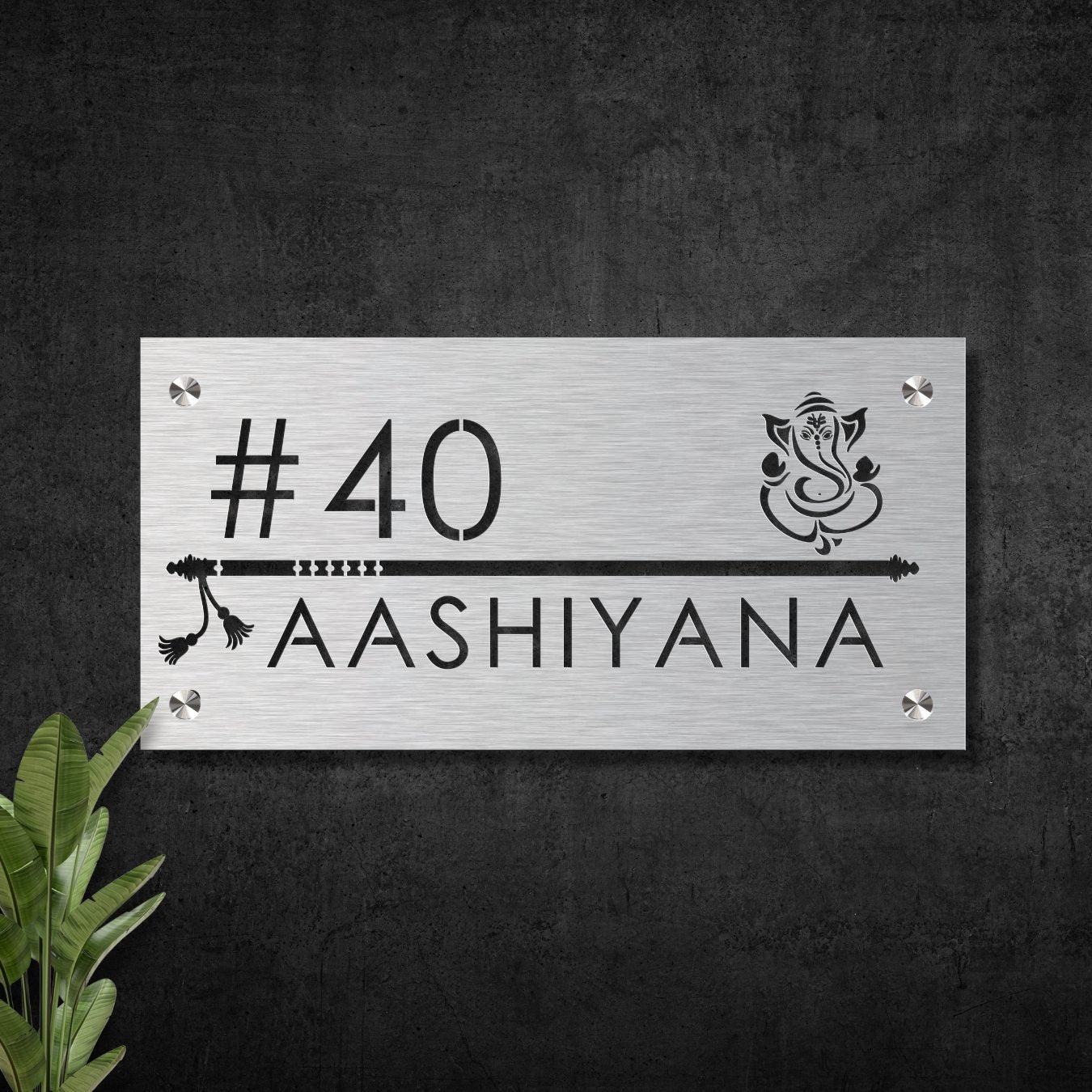 Stainless Steel LED Name Plate