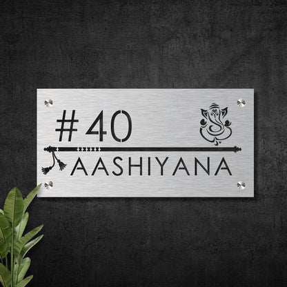 Stainless Steel LED Name Plate