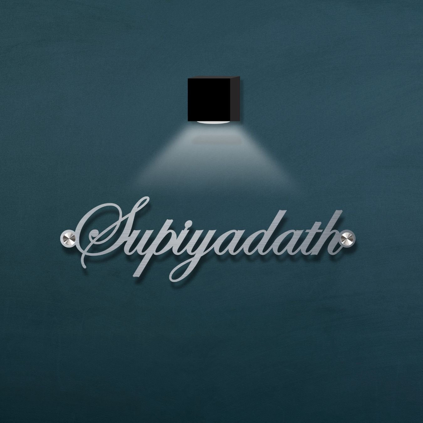 Stainless Steel Name Plate - Name Plate Design for Home