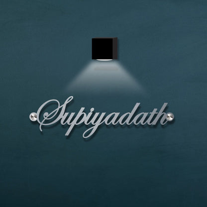 Stainless Steel Name Plate - Name Plate Design for Home