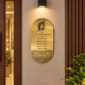 Traditional Krishna Family Name Plate