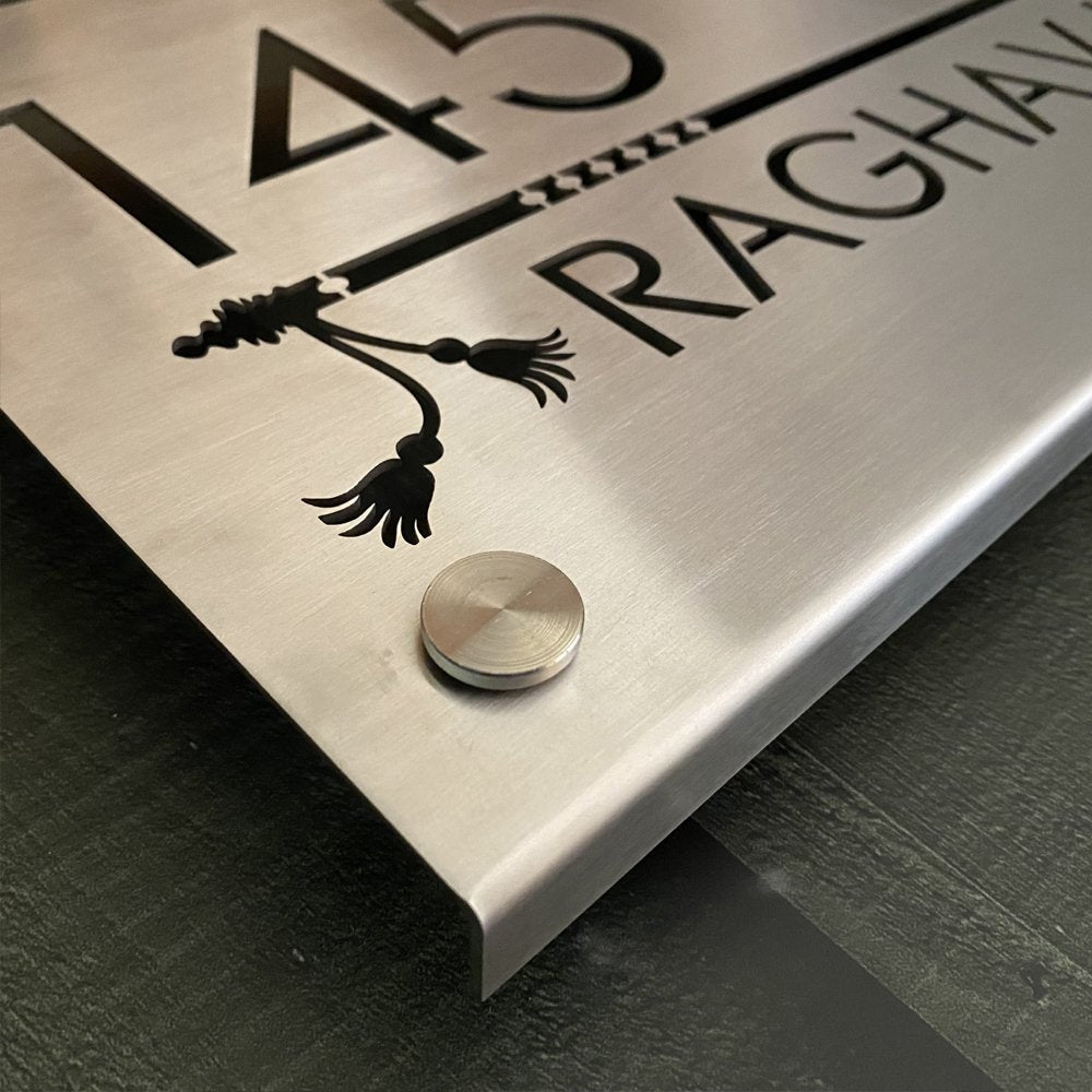 Stainless Steel LED Name Plate